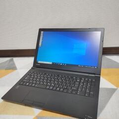【サクサク動作♪SSD搭載ノート】　TOSHIBA　高性能core i3  メモリ4GB　新品高速SSD240GB ノートパソコン ノートPC Windows10 テンキー付きキーボード　無線LAN　Wi-Fi　セットアップ済み　すぐ使える♪　DVDドライブ　パソコン　15.6インチ液晶 バッテリー稼働OK　3