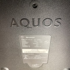 32型テレビ　ハイビジョン　シャープ　AQUOS 亀山モデルの画像