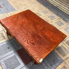 座卓　厚み5cm 一枚板？幅103×70高さ35cm