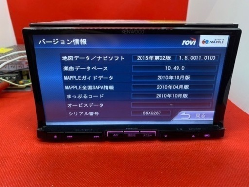 KENWOOD 最上級　MDV-727DT フルセグTV  新品バックカメラ付き こ-2