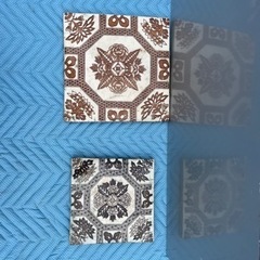 希少明治、昭和初期タイル　博物館展示品の画像