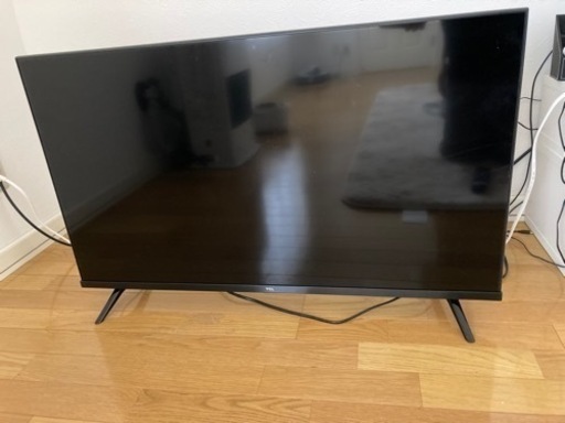 TCLテレビ40インチ 保証書付 買って半年