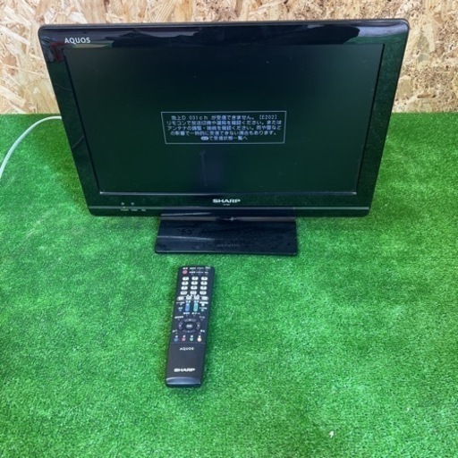 SHARP 19型 地デジ対応 液晶テレビ リモコン付き LC-19K5 通電OK 2011年製