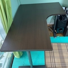 ニトリ　パソコンデスクＬ型