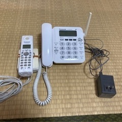 【パナソニック製】コードレス電話機　子機付き　3,000円