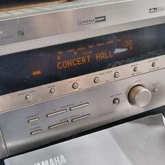 YAMAHA ヤマハ DSP-AX450 ホームシアター AVアンプ リモコン 取説 電源 ケーブル オーディオ デジタル 6.1ch スピーカー 映画 音響 音楽の画像