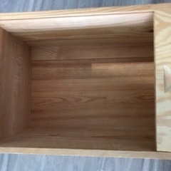 木箱　本棚としてもの画像