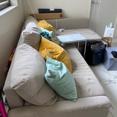 IKEA フリーヘーテン　3人がけソファベッドの画像