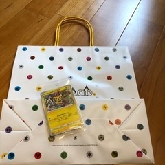 ポケモン グラニフ P-Lab. はじめてのピチュー 先着特典　ポケカ&紙袋の画像