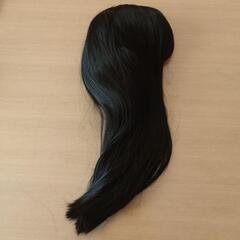ロングストレートウィッグ　黒茶色