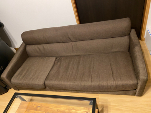 3人掛けソファ　カーキ