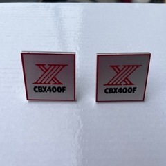 値下げします　1200円→800円　ナンバーボルト　CBX400Fロゴ