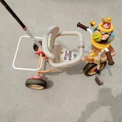 状態悪い　ポップンカーゴ　くまのぷーさん　三輪車の画像