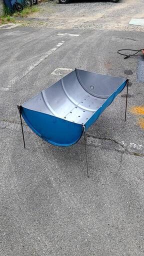 バーベキュー用　ドラム缶コンロ　風抜　水抜　穴付き　BBQ