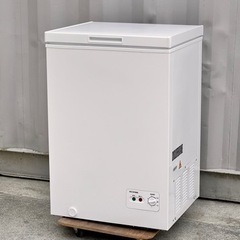 アイリスオーヤマ◇2020年製◇上開き冷凍庫◇静音◇大容量100L◇コンパクト◇PF-B100TD-W◇JF-0159