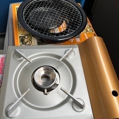 【焼肉セット】網焼きプレート&カセットコンロの画像