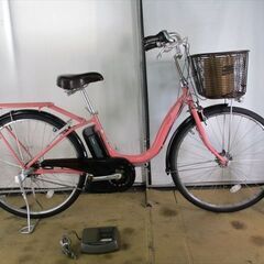B965☆整備済み 中古電動自転車 BS アシスタ ピンク 8.9Ahバッテリー