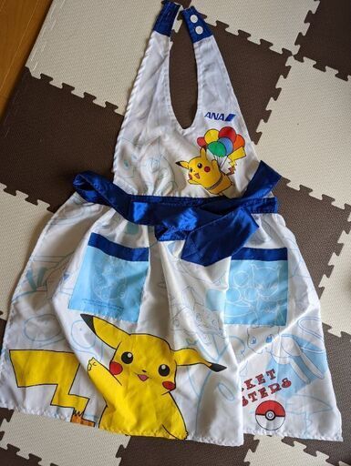ANA ポケモンジェット　エプロン　大人用　ピカチュウ