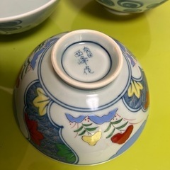有田焼 西峰 作 茶碗 ５個セット 木箱付きの画像