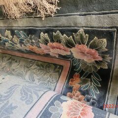 絨毯　中国緞通　上海シルク　１２０段の画像