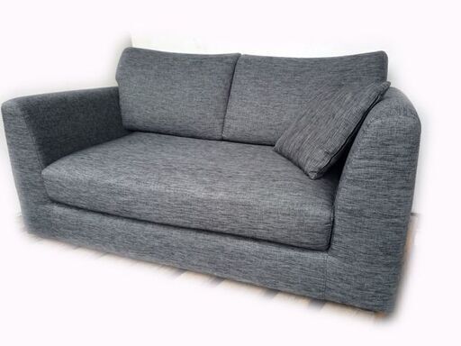 ニトリゆったり座れる2人用ソファ(NポケットA3 FM-DGY)札幌市白石区/店頭お引き取り歓迎