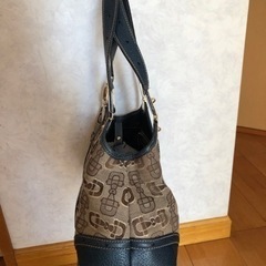 GUCCI バックホースビット柄　キャンバス　金具の画像