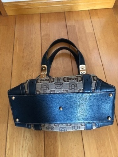 GUCCI バックホースビット柄　キャンバス　金具