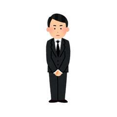 メンズ喪服礼服を使わせてください