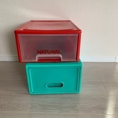 衣類ケース　2個