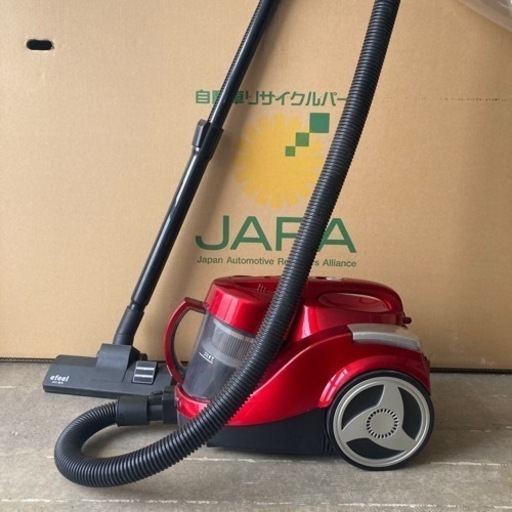 掃除機 サイクロンクリーナー アイリスオーヤマ　中古　レッド ECC-900