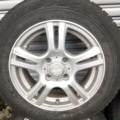 アルミホイール + スタッドレス タイヤ 9800円⭐ 165/70R14⭐14×5.5J +45 PCD100⭐ブリヂストン⭐72