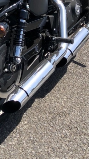 スポーツスター　北米マフラー　12mmパンチアウト