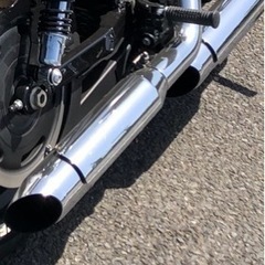 スポーツスター　北米マフラー　12mmパンチアウト