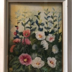和紙絵画　額装付き