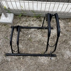 自転車のタイヤ止め　　自転車置きの画像