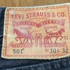 ☆リーバイス501ブラックW30L32☆の画像