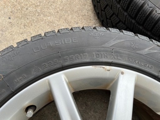 GS350 純正ホイールスタッドレス　225/55R17 