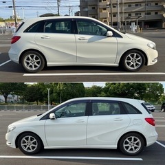 【車検R5/11まで】メルセデス・ベンツ B180 ホワイト 夏冬タイヤ付きの画像