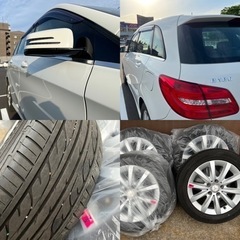 【車検R5/11まで】メルセデス・ベンツ B180 ホワイト 夏冬タイヤ付きの画像