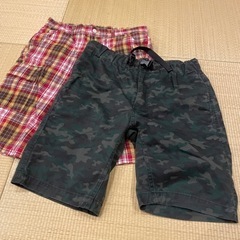 古着　男性Mサイズ　ハーフパンツ　2着の画像