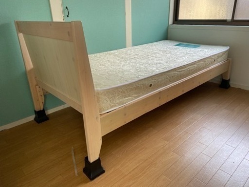 ⭐︎相談中⭐︎ニトリ シングルすのこベッドとマットレスをセットで