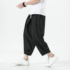 【新品未使用】サルエルパンツ 九分丈 アラジンパンツの画像