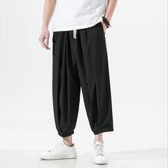 【新品未使用】サルエルパンツ 九分丈 アラジンパンツ