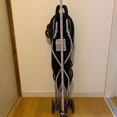 コンパクト折り畳みベビーカー美品