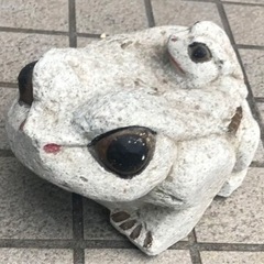 ⬛️ 稀少！⬛️ 珍品！⬛ 縁起物！⬛️️ 可愛い！⬛️  石　親子 かえる（カエル）の置き物（置物）！の画像