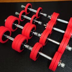 筋トレ・セット　初心者の方にお薦め（ダンベル、ベンチ、ハンドグリ...