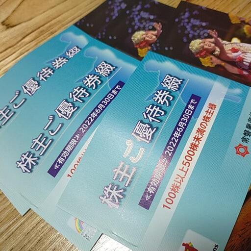 ハワイアンズ株主優待券