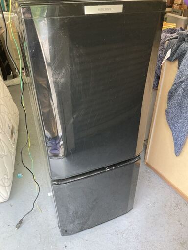 冷凍 冷蔵庫 MITSUBISHI 三菱 2ドア MR-P15w 148L 冷凍冷蔵庫