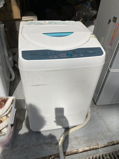 全自動 洗濯機 シャープ SHARP ES-GL45 風乾燥 4.5kg 全自動洗濯機