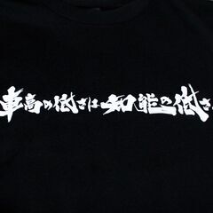 新品未使用　車高の低さは知能の低さ　Tシャツ　黒　Lサイズの画像